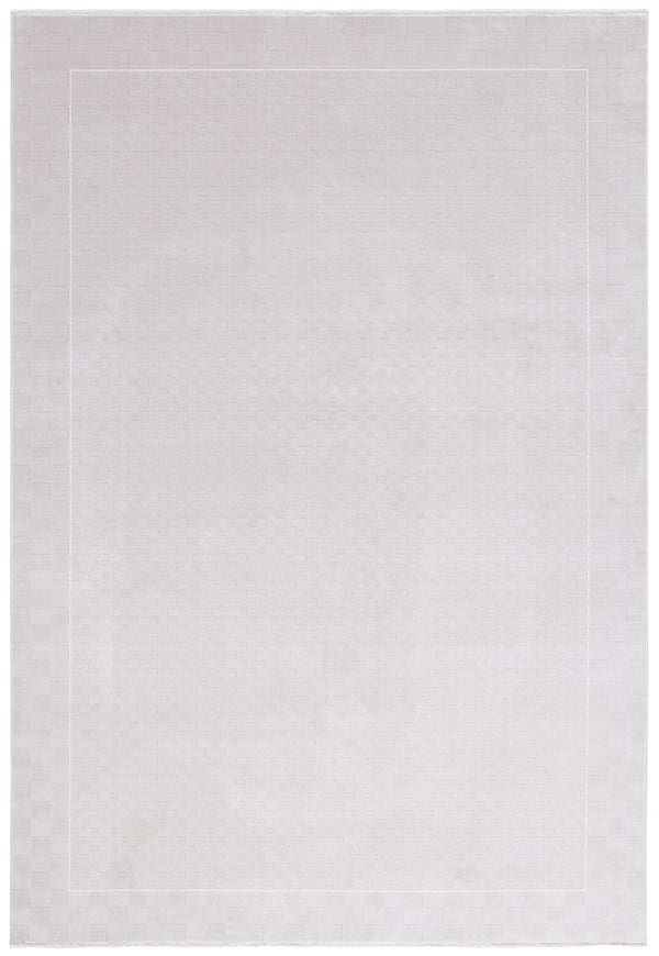 Safavieh Signature Turkish-made Area Rug - Modern Power-loomed Design, Luxurious Viscose & Acrylic Blend For Elegance Grey ,Ivory 80% Viscose,20% Acrylic Sig734f-9