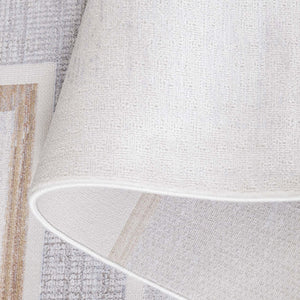 Safavieh Signature Exquisite Modern Area Rug In Soft Ivory And Grey Geometric Design For Elegant Spaces Ivory ,Grey 80% Viscose,20% Acrylic Sig738a-8