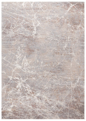 Safavieh Signature Power Loomed Polyester Viscose Neutral Area Rug for Modern Living Rooms Gray / Beige Ivory 10'-0" x 14'-0" SIG810A-10