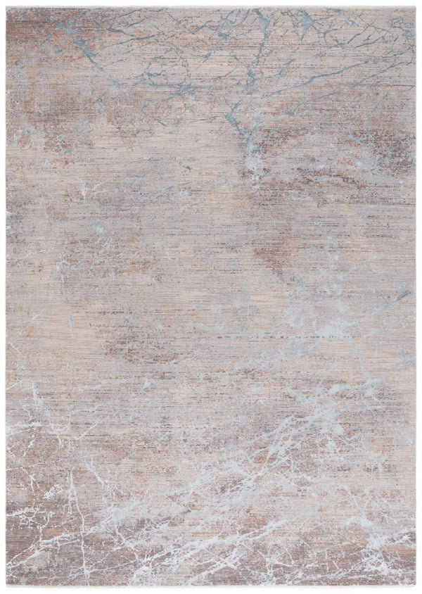 Safavieh Signature Power Loomed Polyester Viscose Neutral Area Rug for Modern Living Rooms Blue / Grey Brown 8'-0" x 10'-0" SIG810M-8