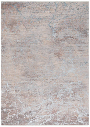 Safavieh Signature Power Loomed Polyester Viscose Neutral Area Rug for Modern Living Rooms Blue / Grey Brown 9'-0" x 12'-0" SIG810M-9