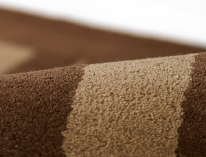 Momeni Simba SIM11 Hand Tufted Contemporary Geometric Indoor Rug Brown 9' x 12'