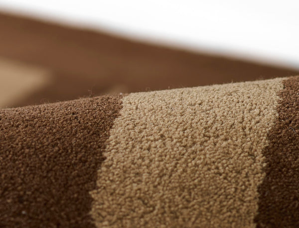 Momeni Simba SIM11 Hand Tufted Contemporary Geometric Indoor Rug Brown 9' x 12'