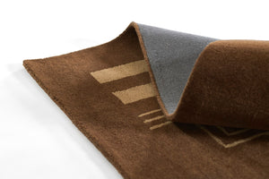 Momeni Simba SIM11 Hand Tufted Contemporary Geometric Indoor Rug Brown 9' x 12'