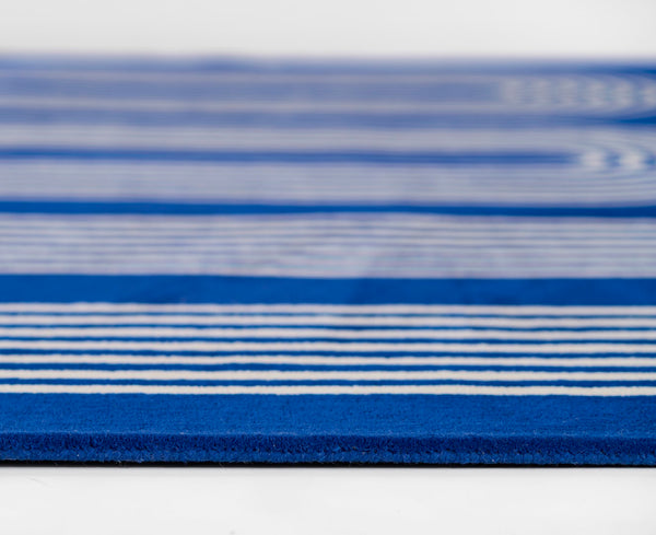 Momeni Simba SIM12 Hand Tufted Contemporary Geometric Indoor Rug Cobalt 9' x 12'