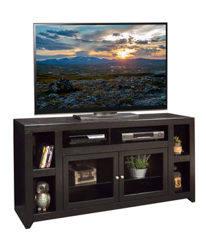 Legends Furniture Bridgevine Home Skyline 65 Inch Tv Stand Console For Tvs Up To 75 Inches, No Assembly Required, Mocha Finish Mocha, Brown Poplar Solids And Okoume Veneers Sk1565.Moc