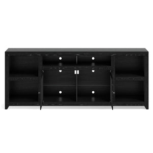 Legends Furniture Bridgevine Home Skyline 85 Inch Tv Stand Console For Tvs Up To 95 Inches, No Assembly Required, Mocha Finish Mocha, Brown Poplar Solids And Okoume Veneers Sk1585.Moc