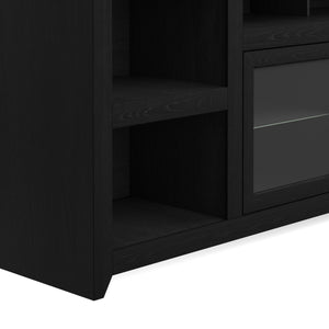 Legends Furniture Bridgevine Home Skyline 85 Inch Tv Stand Console For Tvs Up To 95 Inches, No Assembly Required, Mocha Finish Mocha, Brown Poplar Solids And Okoume Veneers Sk1585.Moc