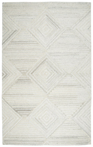Rizzy Suffolk SK333A Hand Tufted Transitional Wool Rug Ivory/Natural 9' x 12'