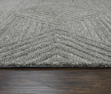 Rizzy Suffolk SK334A Hand Tufted Transitional Wool Rug Gray/Natural 9' x 12'