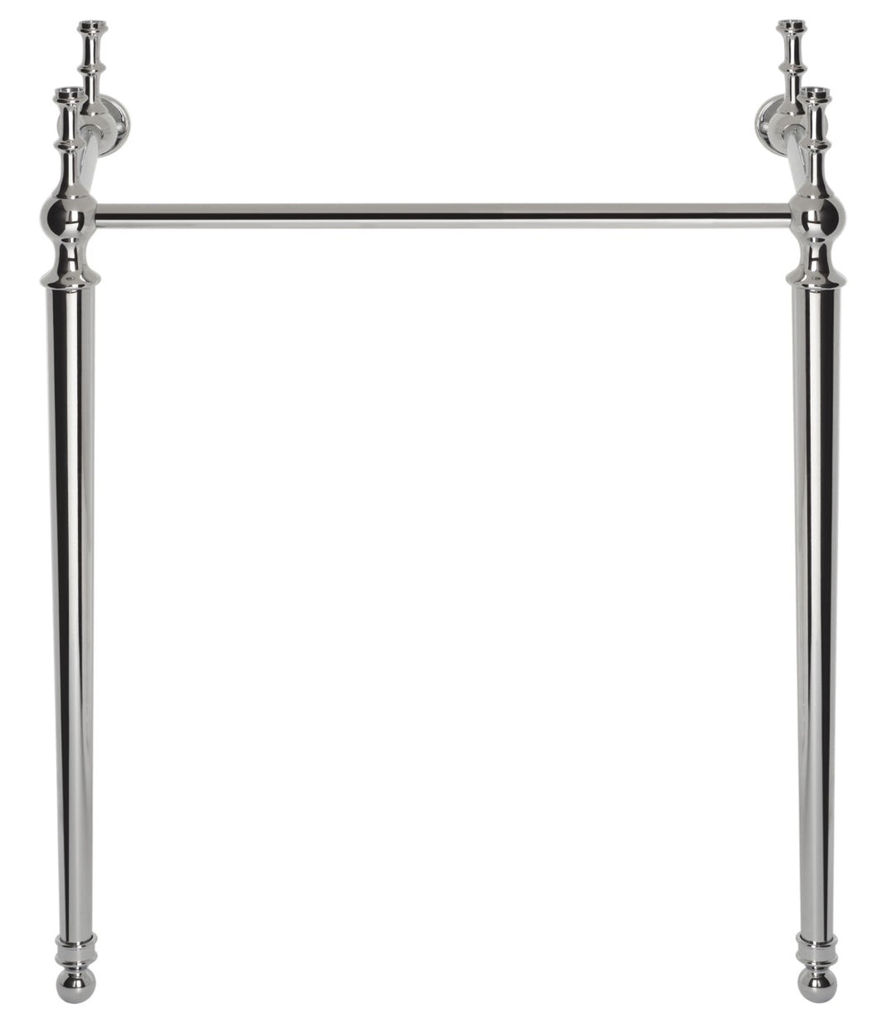 Safavieh HAMILTON Console Sink Stand - Modern Polished Chrome Wall-Mount Design for Space-Saving Elegance SKC4200A