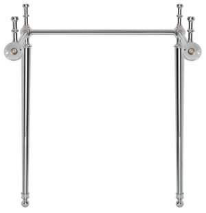 Safavieh HAMILTON Console Sink Stand – Modern 28" Chrome Wall-Mount for Elegant & Functional Bathroom Upgrade SKC4228C