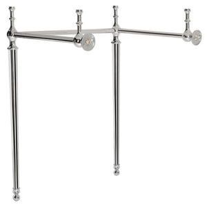 Safavieh HAMILTON Console Sink Stand – Modern 28" Chrome Wall-Mount for Elegant & Functional Bathroom Upgrade SKC4228C