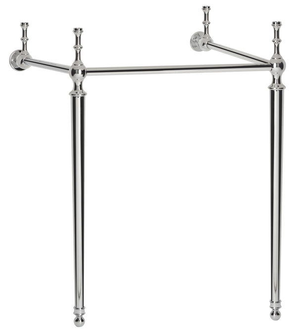 Safavieh HAMILTON Console Sink Stand – Modern 28" Chrome Wall-Mount for Elegant & Functional Bathroom Upgrade SKC4228C