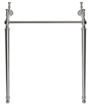 Safavieh HAMILTON Console Sink Stand – Modern 28" Chrome Wall-Mount for Elegant & Functional Bathroom Upgrade SKC4228C