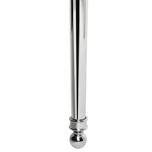 Safavieh HAMILTON Console Sink Stand – Modern 28" Chrome Wall-Mount for Elegant & Functional Bathroom Upgrade SKC4228C