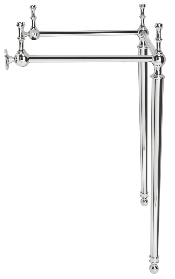 Safavieh HAMILTON Console Sink Stand – Modern 28" Chrome Wall-Mount for Elegant & Functional Bathroom Upgrade SKC4228C
