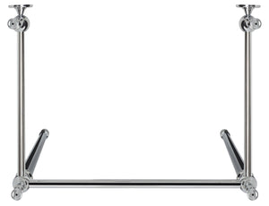 Safavieh HAMILTON Console Sink Stand – Modern 28" Chrome Wall-Mount for Elegant & Functional Bathroom Upgrade SKC4228C
