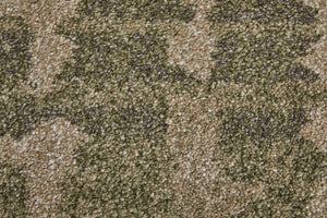 Feizy Rugs Skyview Abstract Plush Hallway Runner Turkish Polypropylene Frieze Pile Modern Rug Green/Tan SKV39QDFGRN000I02