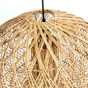 Lh Imports Dome Chandelier - Large Handwoven Rattan Design For Stunning Home Lighting And Elegant Decor Brown Rattan,Iron Sky033-l