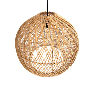 Lh Imports Cascade Chandelier: Artisanal Tiered Design With Rattan Weave For Elegant Soft Light Diffusion Brown Rattan,Iron Sky034