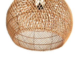 Lh Imports Cascade Chandelier: Artisanal Tiered Design With Rattan Weave For Elegant Soft Light Diffusion Brown Rattan,Iron Sky034