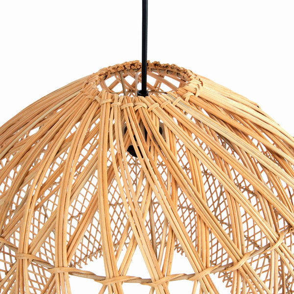 Lh Imports Cascade Chandelier: Artisanal Tiered Design With Rattan Weave For Elegant Soft Light Diffusion Brown Rattan,Iron Sky034