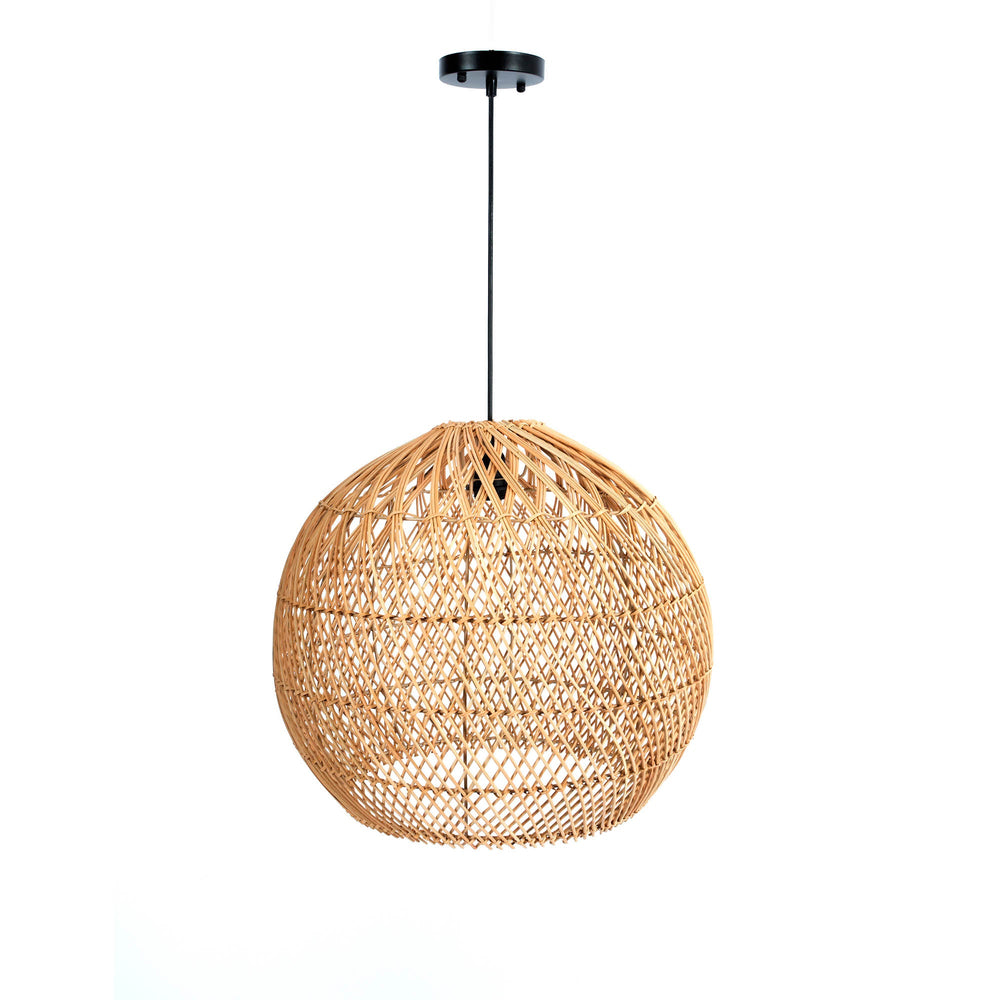 Lh Imports Cascade Chandelier: Artisanal Tiered Design With Rattan Weave For Elegant Soft Light Diffusion Brown Rattan,Iron Sky034