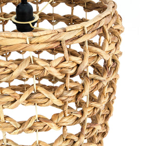 Lh Imports Hyacinth Round Chandelier - Elegant Water Hyacinth Weave Design For Stunning Home Illumination Brown Water Hyacinth,Iron Sky036