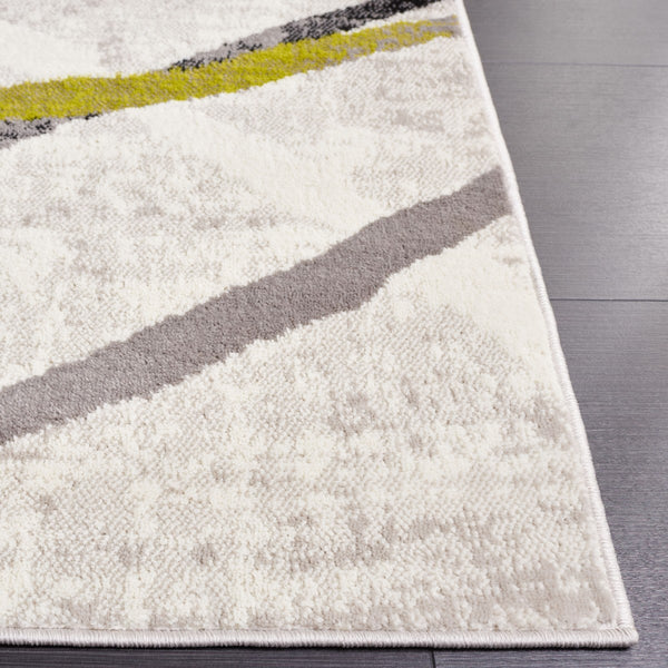 Safavieh Skyler 112 Power Loomed 55% Polypropylene, 40% Jute, 5% Polyester Modern Rug Ivory Grey / Green SKY112Y-9