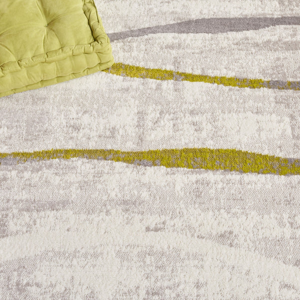Safavieh Skyler 112 Power Loomed 55% Polypropylene, 40% Jute, 5% Polyester Modern Rug Ivory Grey / Green SKY112Y-9