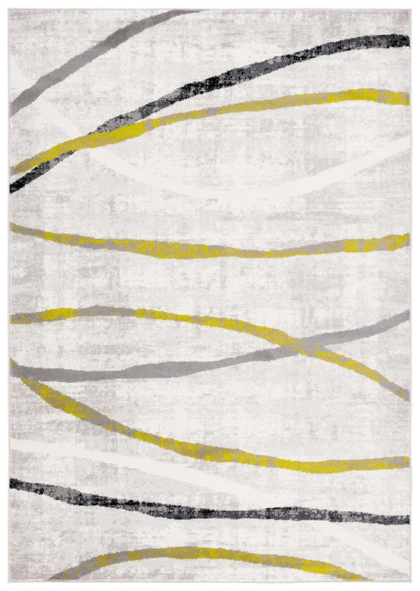 Safavieh Skyler 112 Power Loomed 55% Polypropylene, 40% Jute, 5% Polyester Modern Rug Ivory Grey / Green SKY112Y-9