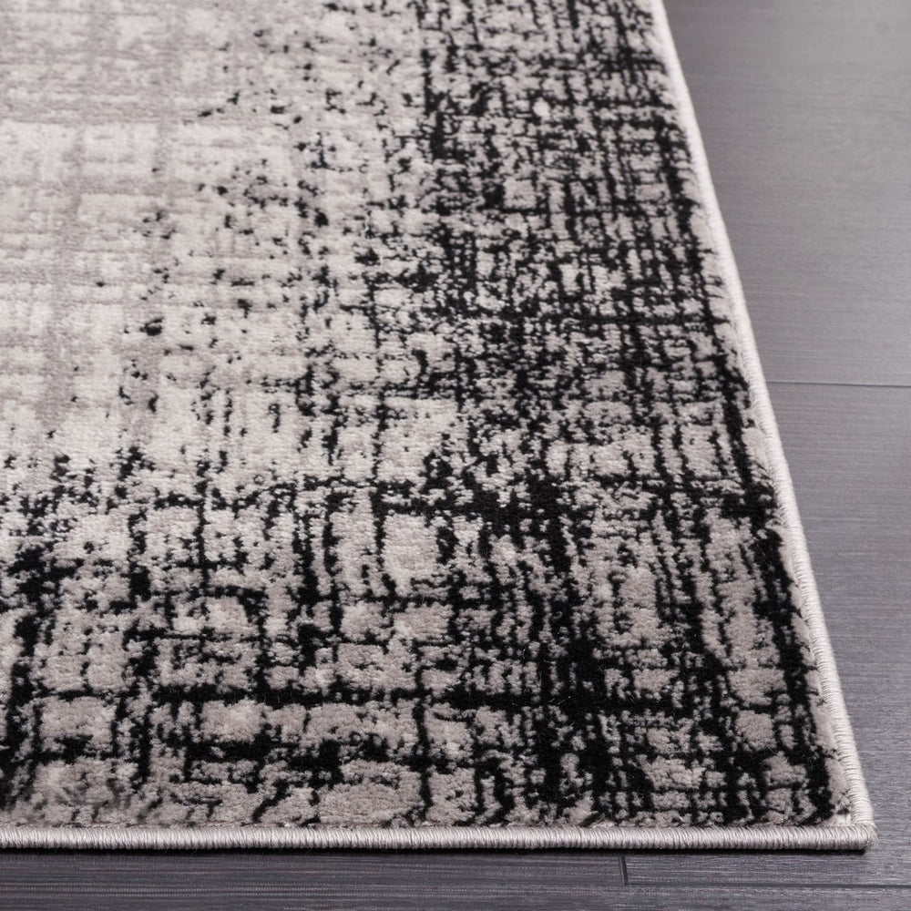 Safavieh Skyler 113 Power Loomed 55% Polypropylene, 40% Jute, 5% Polyester Modern Rug Ivory Grey / Black SKY113A-9