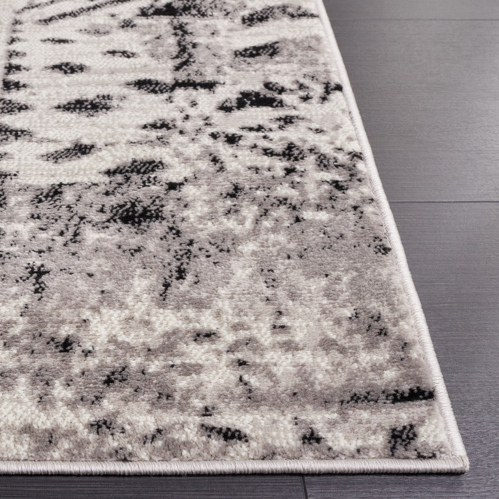 Safavieh Skyler 114 Power Loomed 55% Polypropylene, 40% Jute, 5% Polyester Modern Rug Ivory Grey / Black SKY114A-9
