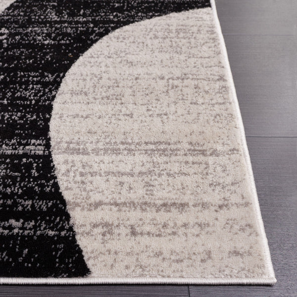 Safavieh Skyler 115 Power Loomed 55% Polypropylene, 40% Jute, 5% Polyester Modern Rug Ivory Grey / Black SKY115A-9