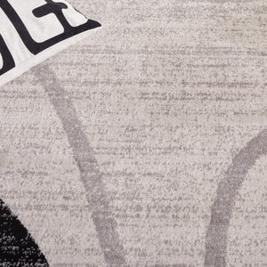 Safavieh Skyler 115 Power Loomed 55% Polypropylene, 40% Jute, 5% Polyester Modern Rug Ivory Grey / Black SKY115A-9