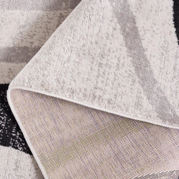 Safavieh Skyler 115 Power Loomed 55% Polypropylene, 40% Jute, 5% Polyester Modern Rug Ivory Grey / Black SKY115A-9