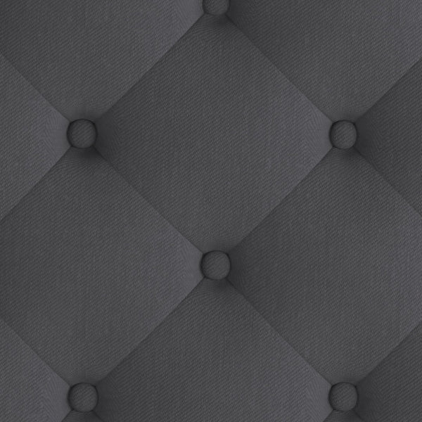 English Elm Brighton Full Size Tufted Upholstered Platform Bed – Elegant Design with Arched Headboard & Nailhead Trim Dark Gray SL-BK4-K-DG-GG