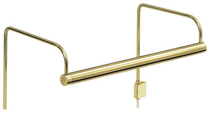 House Of Troy Slim-line 6" Plug-in Picture Lights – Elegant Accent Lighting Perfect For Art And Photography Display Polished Brass Metal Sl11-61