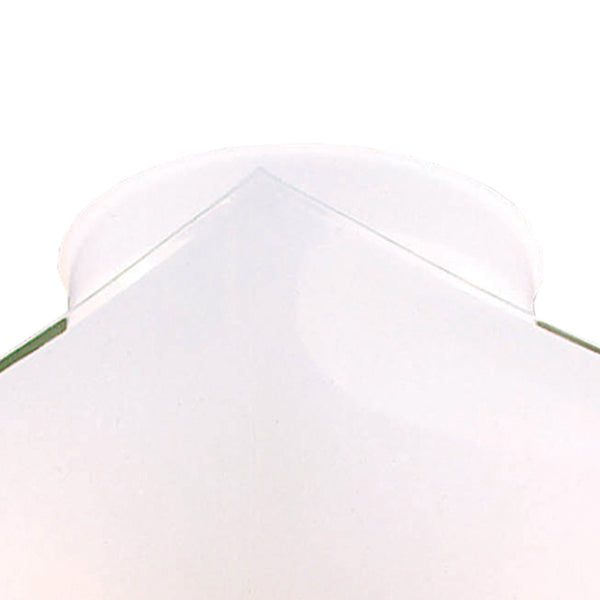 Thomas Lighting Veil Two Light Flush Mount White Metal Geometric Glass Shades Low Profile Ceiling SL123