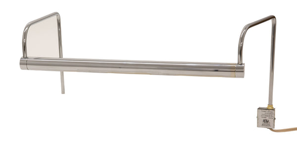 House Of Troy Slim-line 6" Plug-in Picture Lights – Elegant Accent Lighting Perfect For Art And Photography Display Chrome Metal Sl16-62