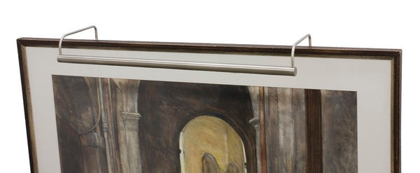 House Of Troy Slim-line 6" Plug-in Picture Lights – Elegant Accent Lighting Perfect For Art And Photography Display Satin Nickel Metal Sl21-52