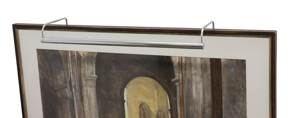 House Of Troy Slim-line 6" Plug-in Picture Lights – Elegant Accent Lighting Perfect For Art And Photography Display Chrome Metal Sl30-62