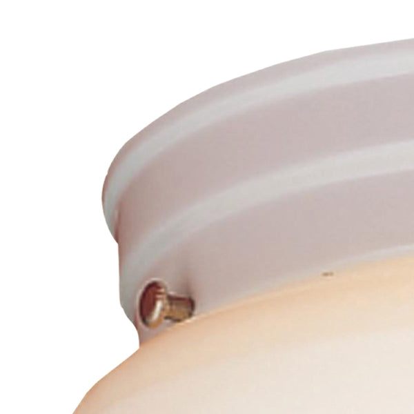 Thomas Lighting Elowen Two Light Flush Mount with Bubble Dome Glass Shade for Hallways and Bedrooms SL3268
