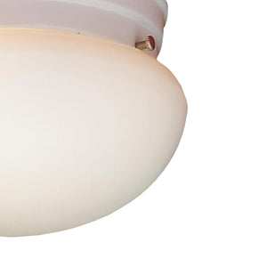 Thomas Lighting Elowen Two Light Flush Mount with Bubble Dome Glass Shade for Hallways and Bedrooms SL3268