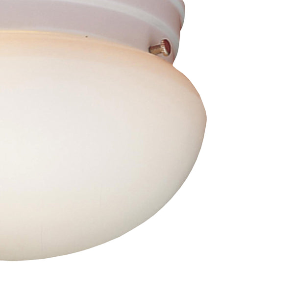 Thomas Lighting Elowen Two Light Flush Mount with Bubble Dome Glass Shade for Hallways and Bedrooms SL3268