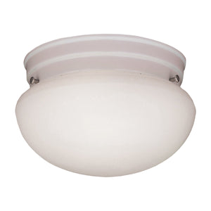 Thomas Lighting Elowen Three Light Flush Mount White Bubble Glass Shades for Bedroom or Hallway SL3288