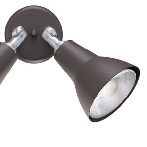 Thomas Lighting Daley Matte Metal Two Light Outdoor Wall Sconce for Entryways and Covered Patios Black 11 inches SL494227