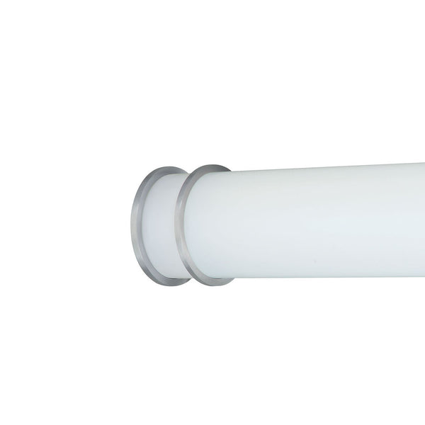 Thomas Lighting Clarion Brushed Nickel Wall Sconce with Opaque Glass Diffuser for Bath or Hallway SL716578