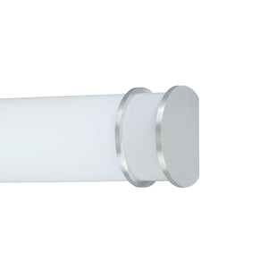 Thomas Lighting Clarion Brushed Nickel Wall Sconce with Opaque Glass Diffuser for Bath or Hallway SL716578